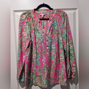 Lilly Pulitzer blouse. Size Medium.